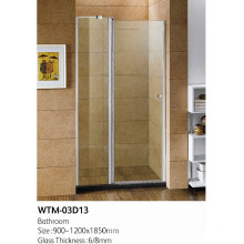 Top-Qualität Scharnier Duschtür Wand zu Wand WTM-03D13